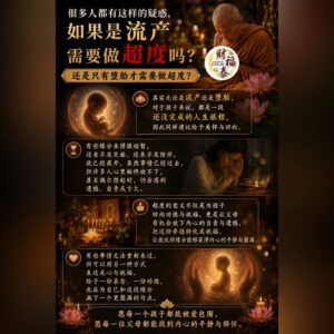 如果是流产需要做超度吗？