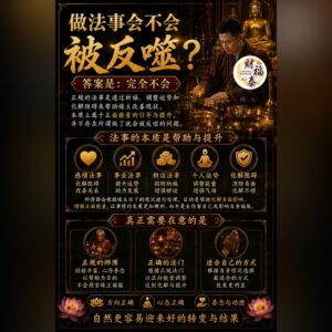 做法事会不会被反噬？