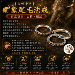 【阿赞年谱｜🐘象尾毛法戒】