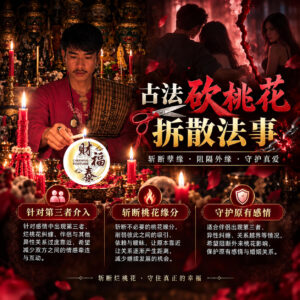 【阿赞年谱｜古法砍桃花拆散法事】