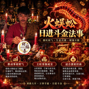 【阿赞年谱｜火蜈蚣日进斗金法事】