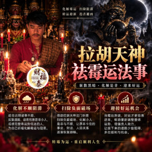 【阿赞年谱｜拉胡天神祛霉运法事】
