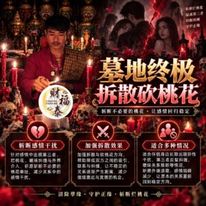 【阿赞年谱｜墓地终极拆散砍桃花】