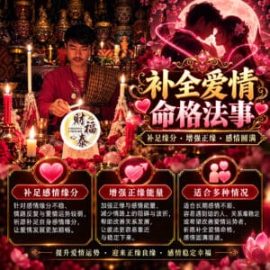 【阿赞年谱｜补全爱情命格法事】