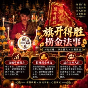 【阿赞年谱｜旗开得胜捞金法事】