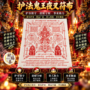 【护法鬼王夜叉符布｜平安顺遂】