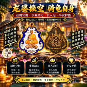 【龙婆撒空｜骑龟自身】
