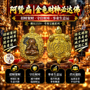 【阿赞扁｜金龟财神必达佛】