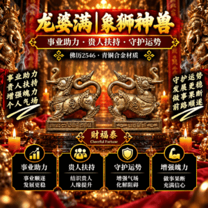 【龙婆满｜象狮神兽】