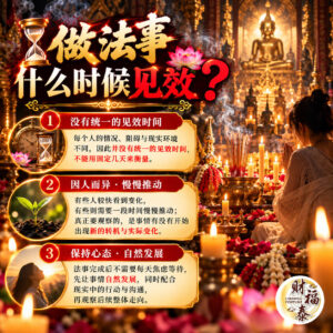 【做法事什么时候见效】