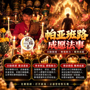 【阿赞年谱｜帕亚班路成愿法事】