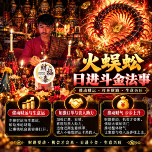 【阿赞年谱｜火蜈蚣日进斗金法事】