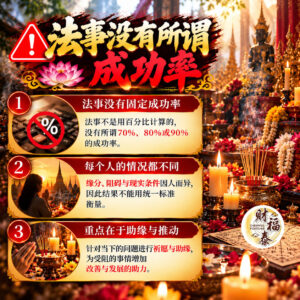 【法事没有所谓成功率】