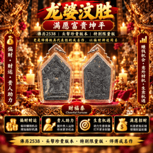 【龙婆汶胜｜满愿富贵坤平】