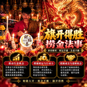 【阿赞年谱｜旗开得胜捞金法事】