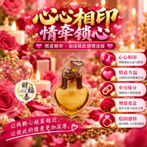 【心心相印情牵锁心】