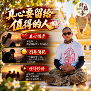 【真心要留给值得的人】